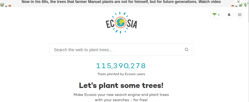 サスティナブルな選択肢になる検索エンジン「Ecosia」